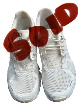 On Cloud 5 Womens Road Running Shoes Size 8 Undyed White Speed Laces Comfort